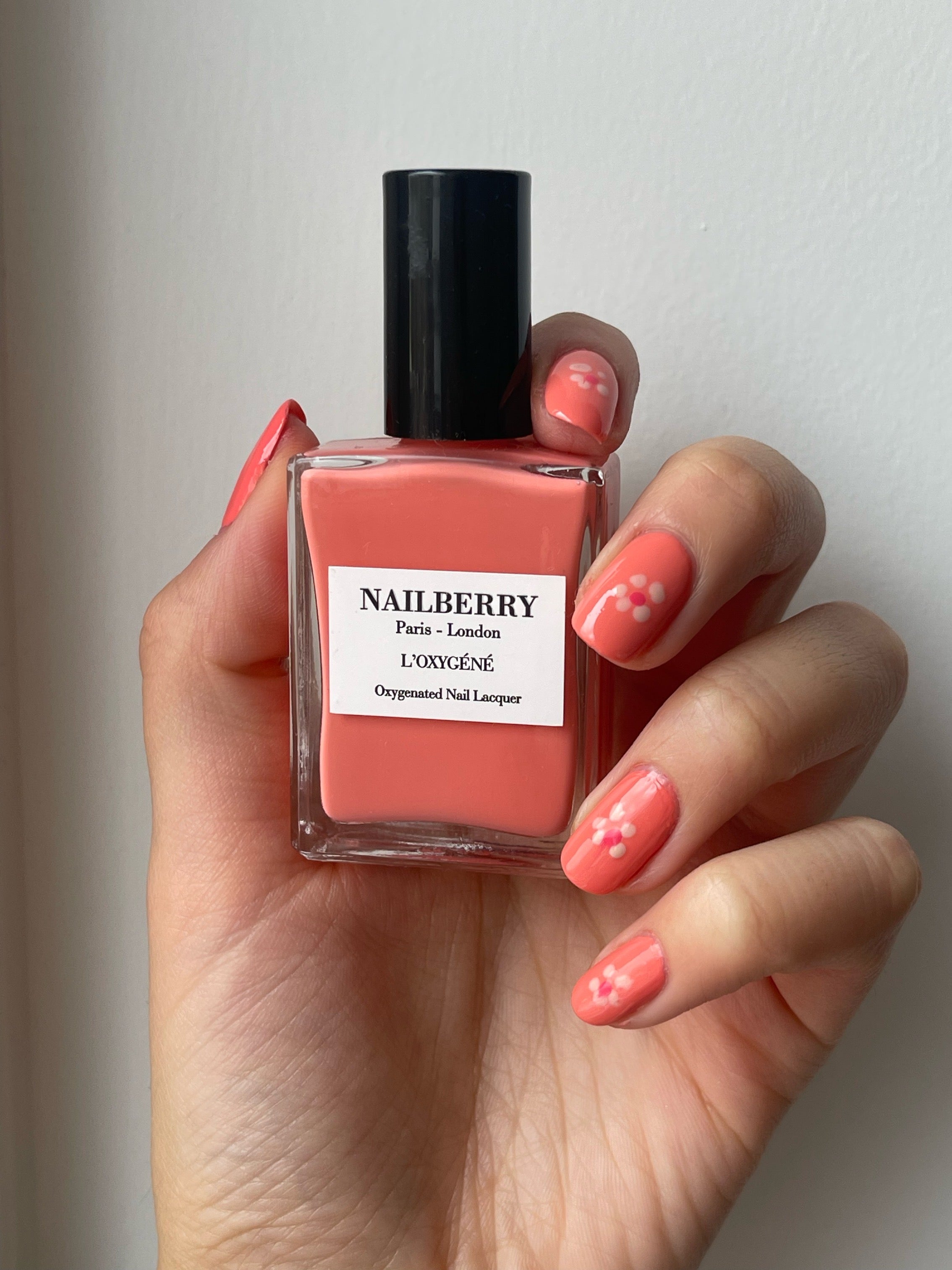 Nailberry Peony Blush vernis oxygéné 14 ml corail