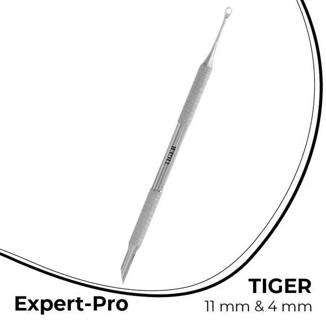 Elyamaje Tiger Expert Pro poussoir biseauté 2-en-1 inox