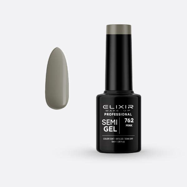 Élixir Semi Gel Vernis semi-permanent #762 Mink 5ml sans HEMA