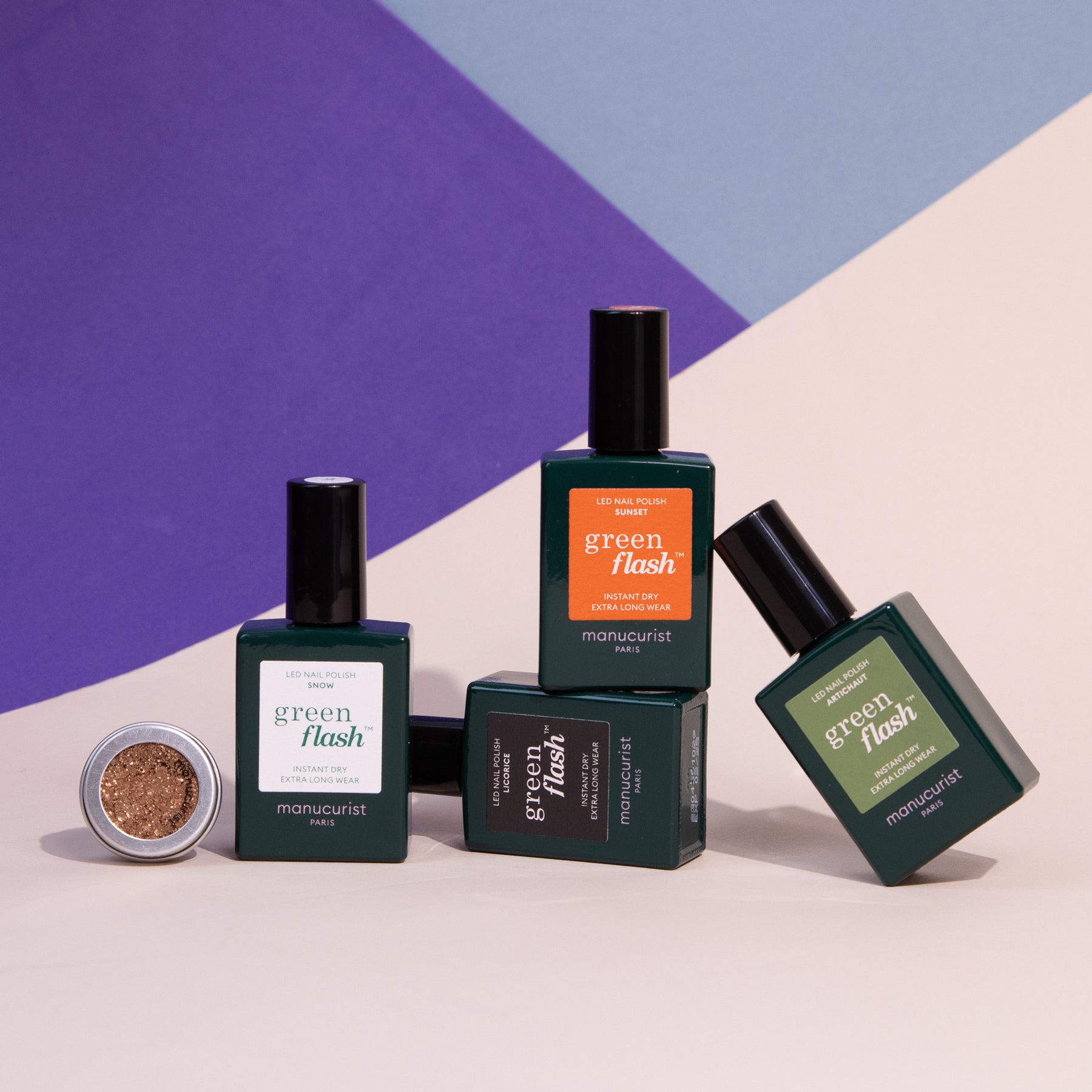 Manucurist Pumpkin Patch coffret vernis Green Flash 4 vernis Halloween