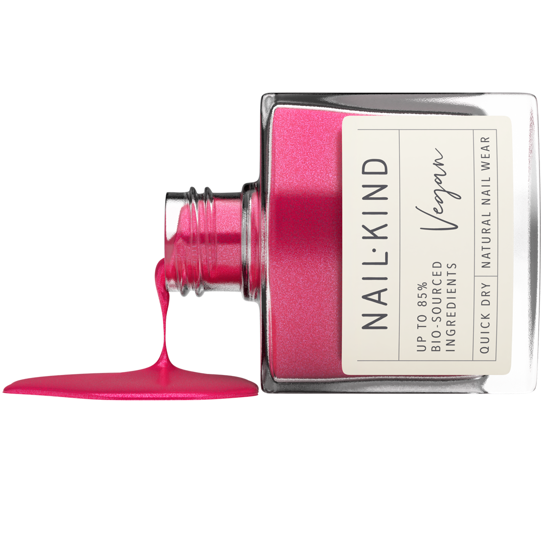 NAIL KIND The Colour Squad Sunset Illusion vernis rose pailleté