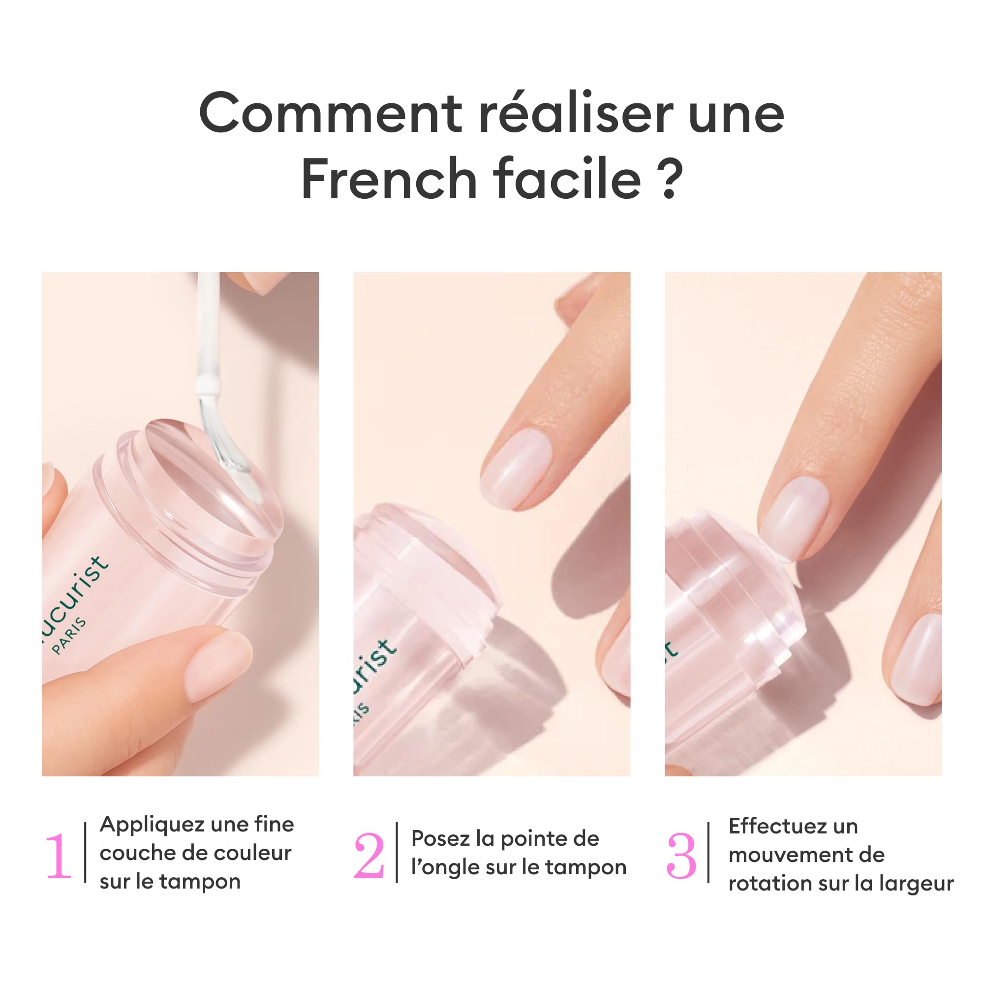 Manucurist Mani Stamper tampon ongles silicone french