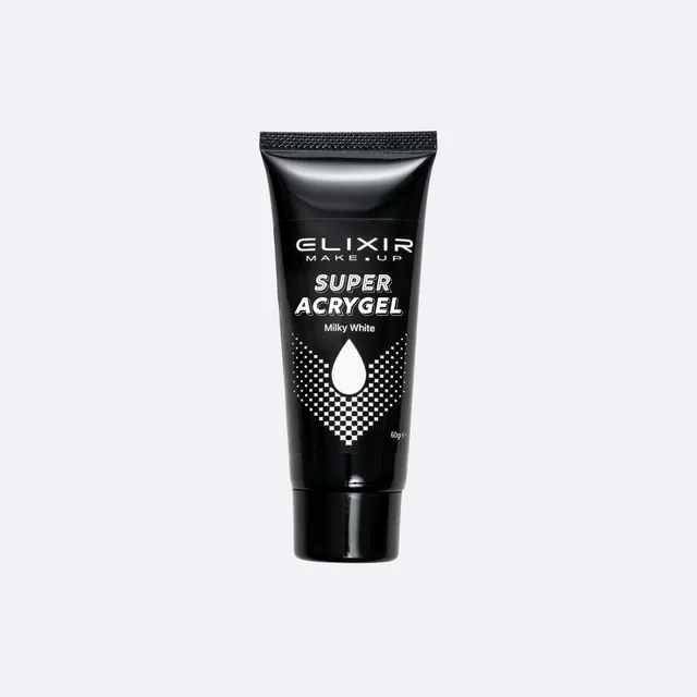 Élixir Super Acry Gel #907B Milky White acrygel 60g blanc laiteux