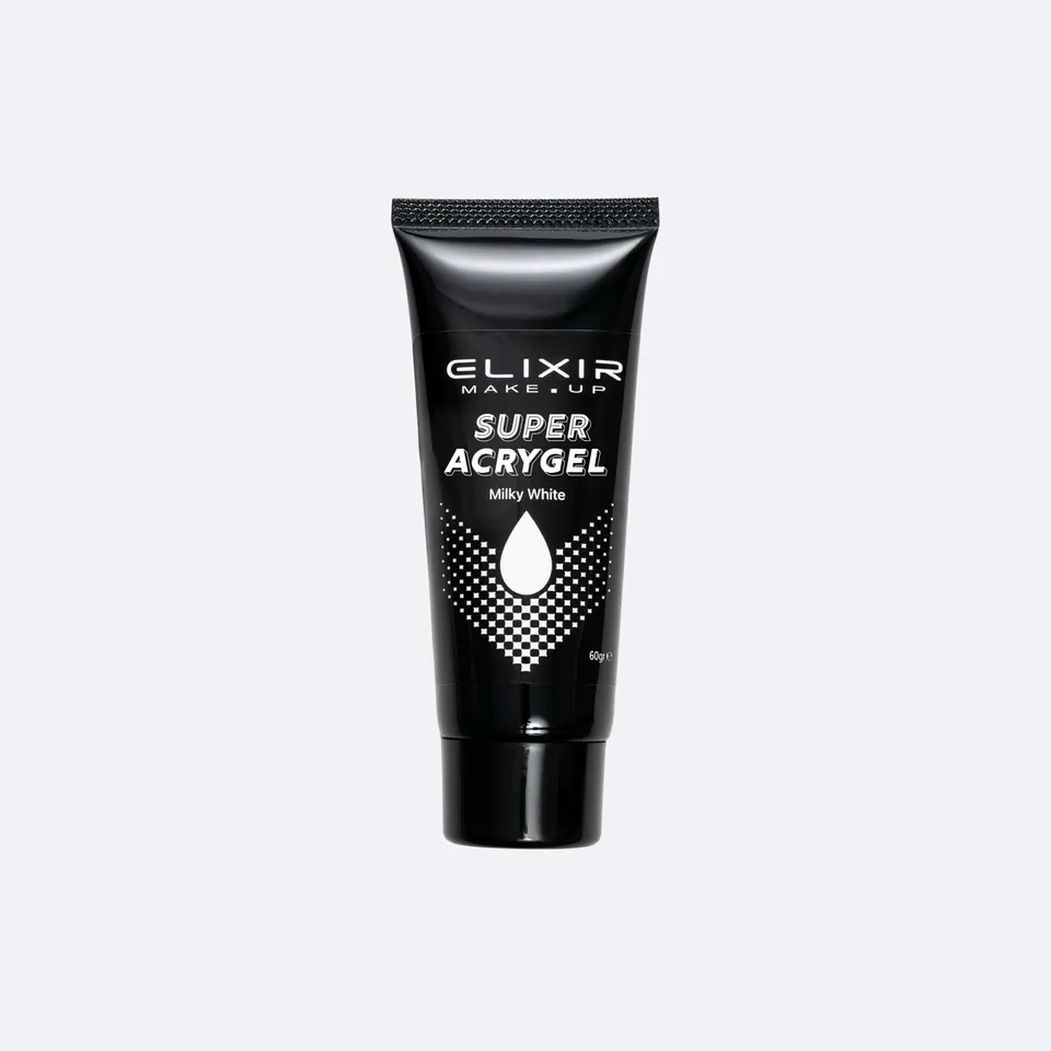 Élixir Super Acry Gel #907B Milky White acrygel 60g blanc laiteux