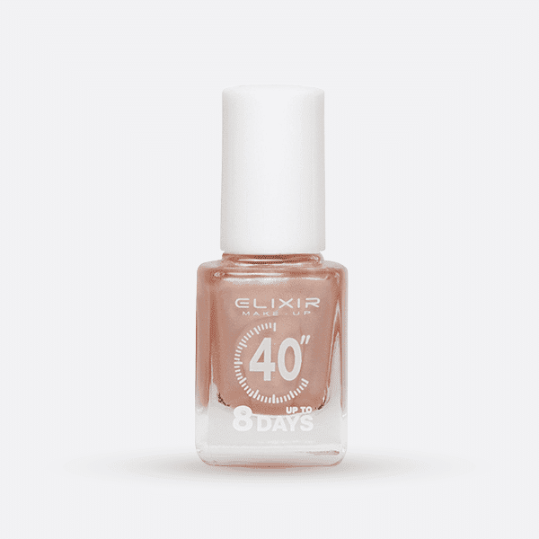 Élixir 40 #130 Pink Pearle vernis séchage 40 secondes