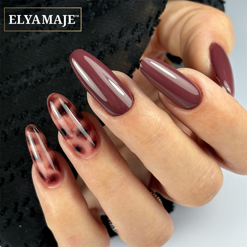 Elyamaje Blooming Gel gel nail art effet marbre diffusion