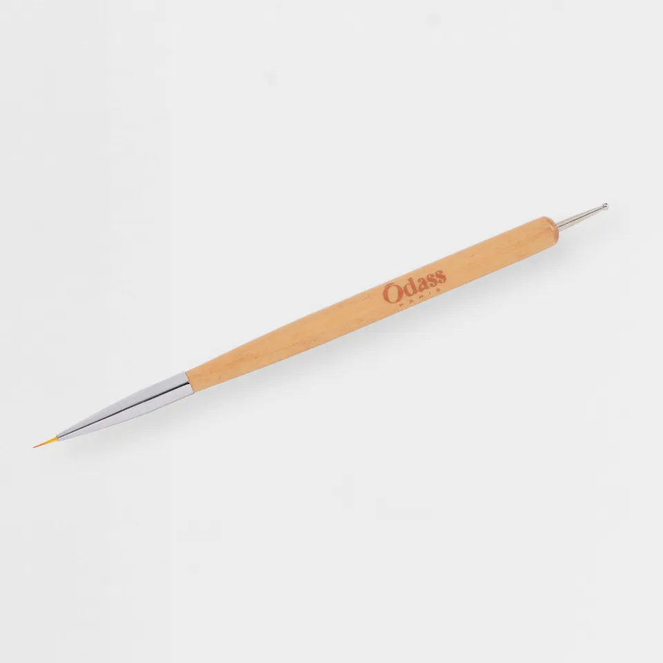 Ôdass Paris 2 en 1 stylo nail art pinceau