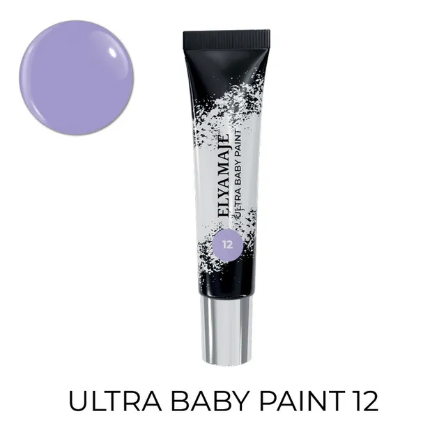 Elyamaje Ultra Baby Paint 12 gel nail art lila babyboomer