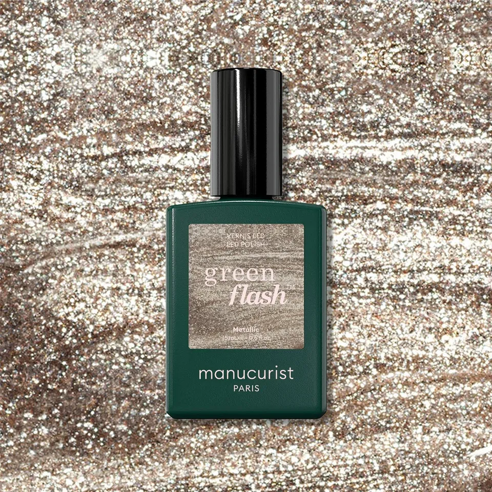 Manucurist Green Flash Metallic vernis semi-permanent doré