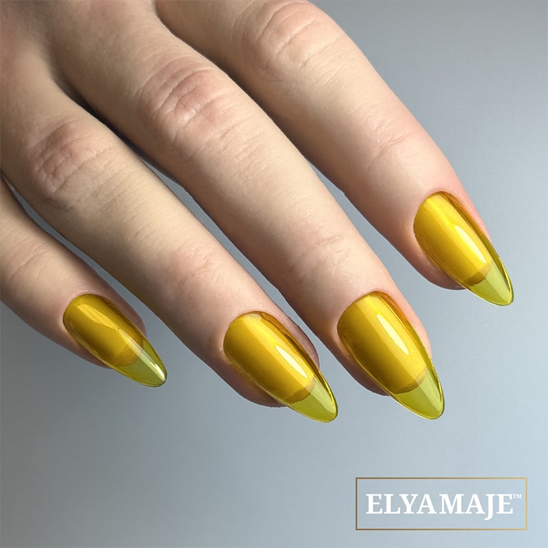 Elyamaje Vitrail N°314 Canary vernis semi-permanent jaune
