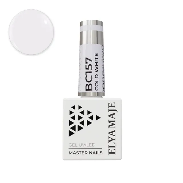Elyamaje N°157 Cold White vernis semi-permanent blanc