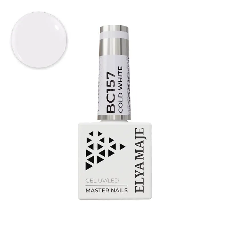 Elyamaje N°157 Cold White vernis semi-permanent blanc