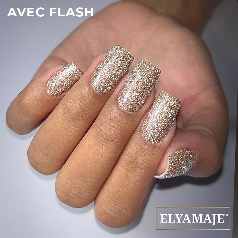 Elyamaje N°281 Casablanca vernis semi-permanent réfléchissant