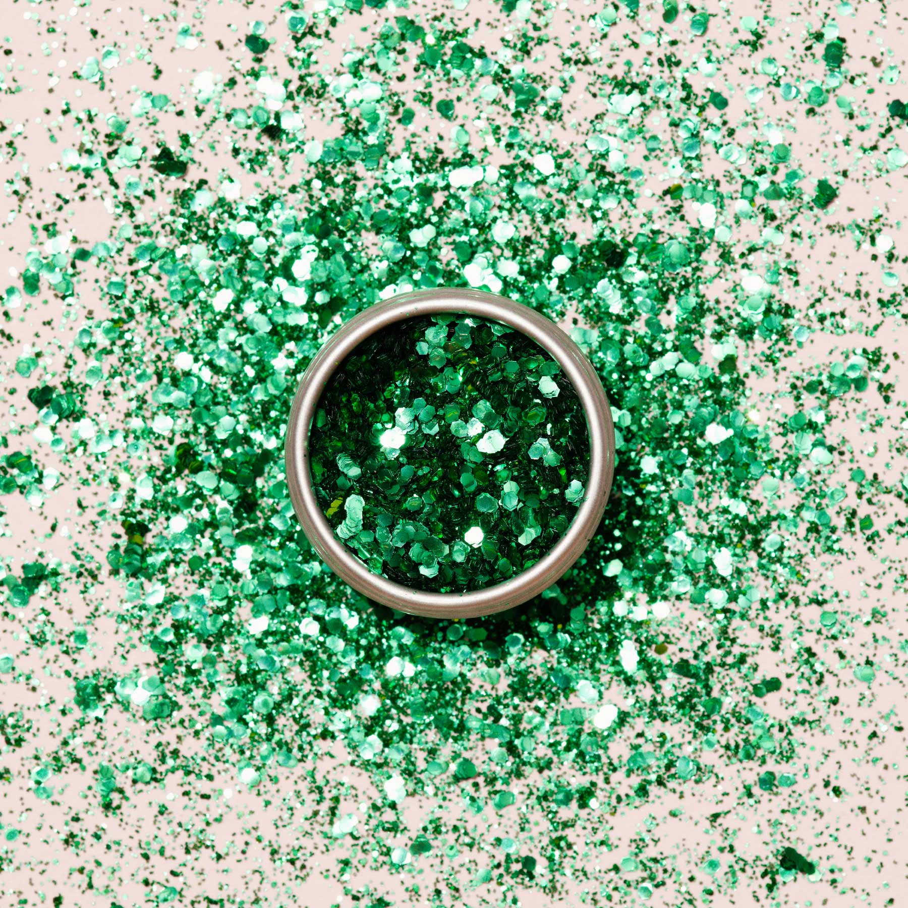 Manucurist paillettes biodégradables Cactus nail art vert
