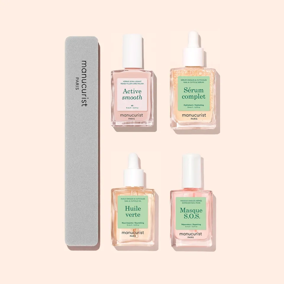 Manucurist Routine Ultimate soin ongles striés kit lissant