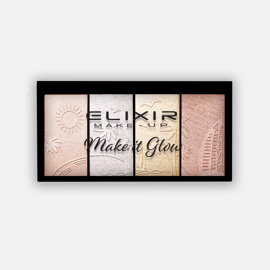 Élixir Pro Highlight palette highlighter #865A glow