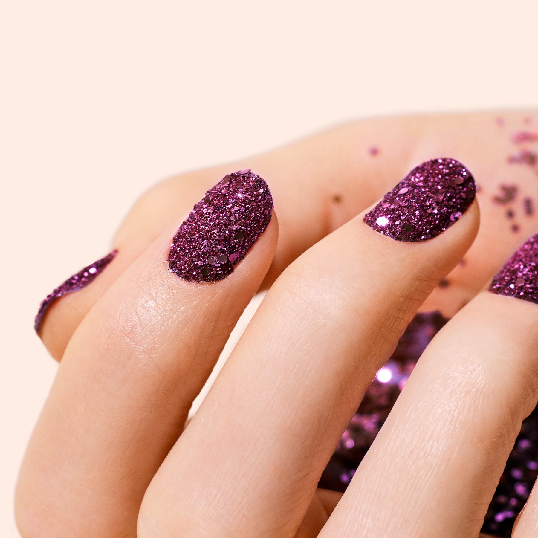 Manucurist Paillettes Bordeaux paillettes ongles biodégradables