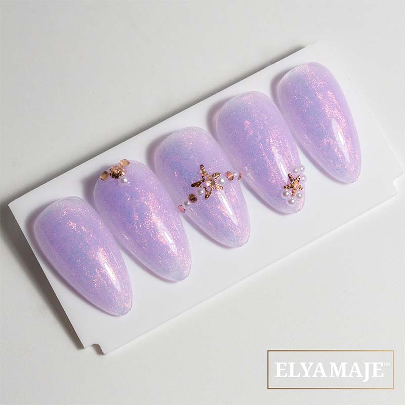 Elyamaje Flake Creamy Gel n°01 lilas gel UV LED