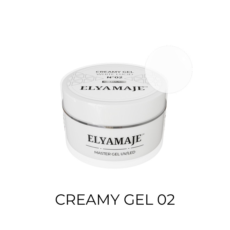 Elyamaje Creamy Gel White Lucid n°2 gel blanc laiteux