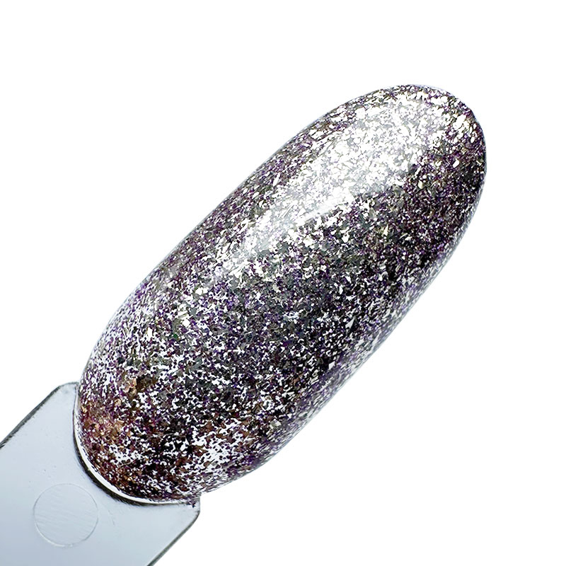 Elyamaje N°172 Purple Gold vernis semi-permanent pailleté