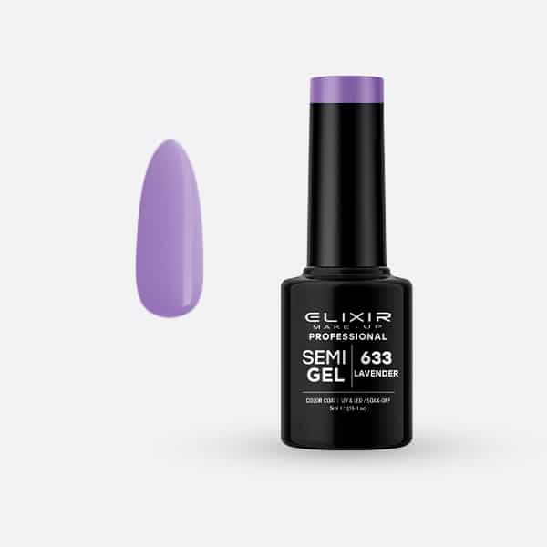 Élixir Semi Gel #633 vernis semi-permanent lavande 5 ml longue tenue