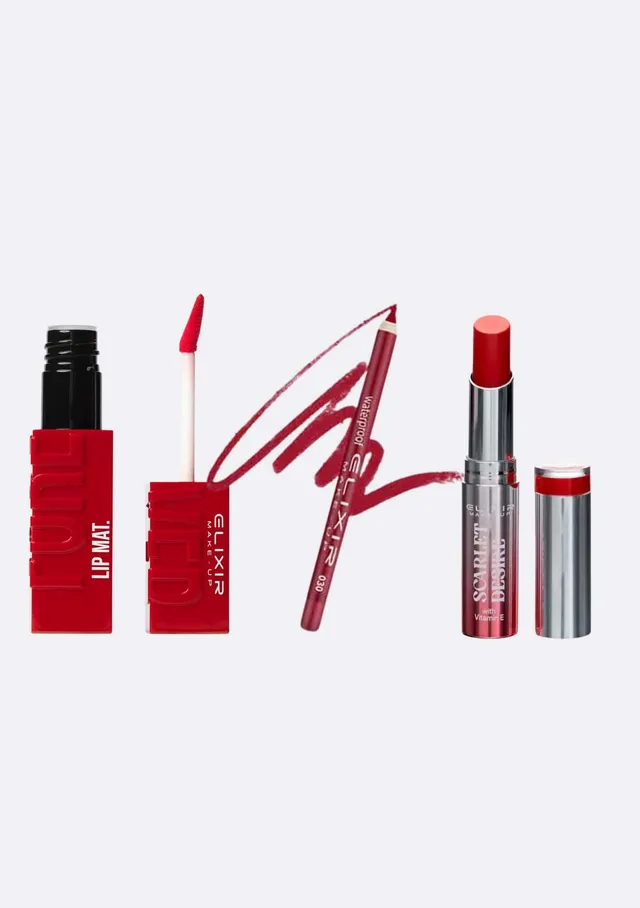 Élixir Forever South America combo lèvres crayon et rouge mat