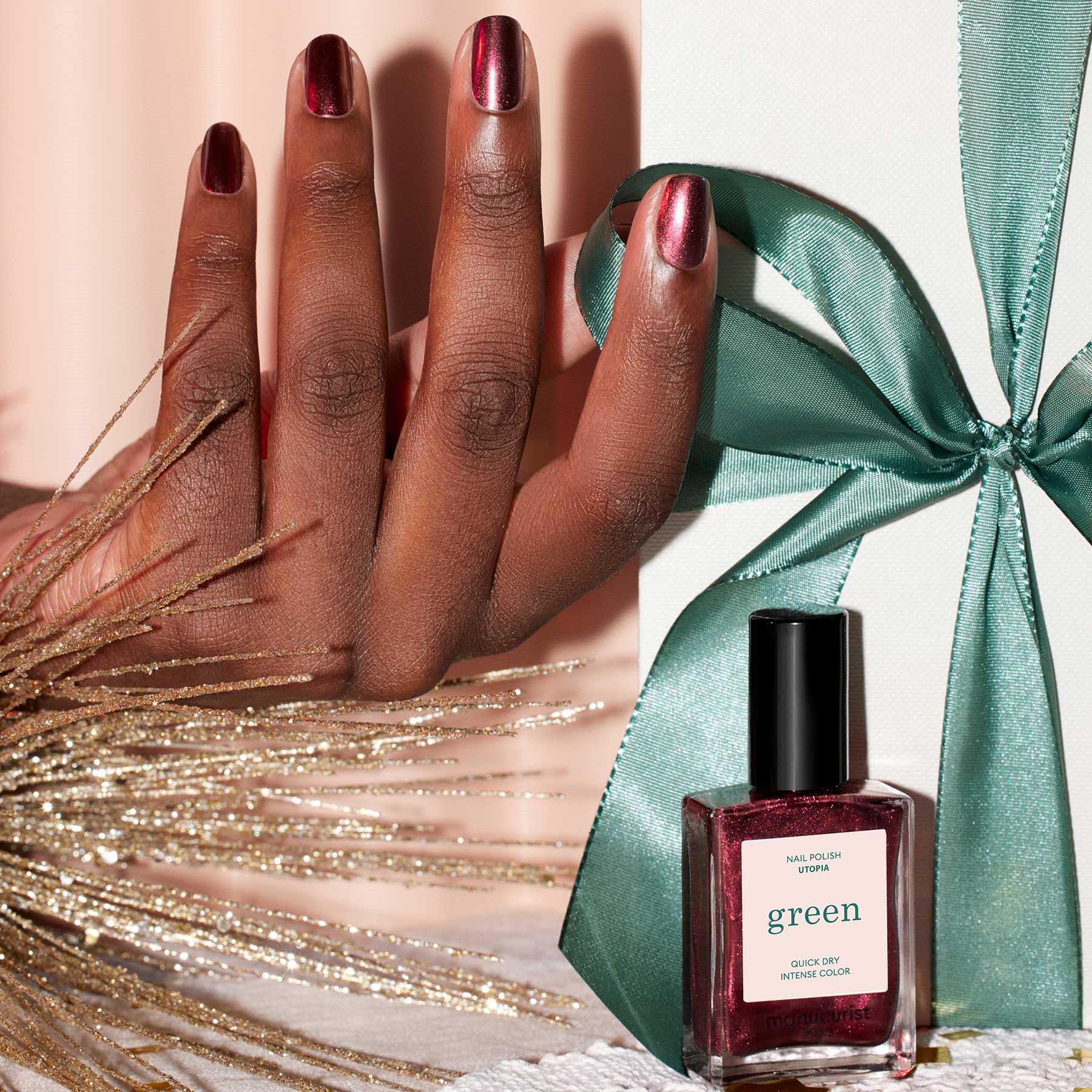 Manucurist Green vernis Utopia marron cuivré