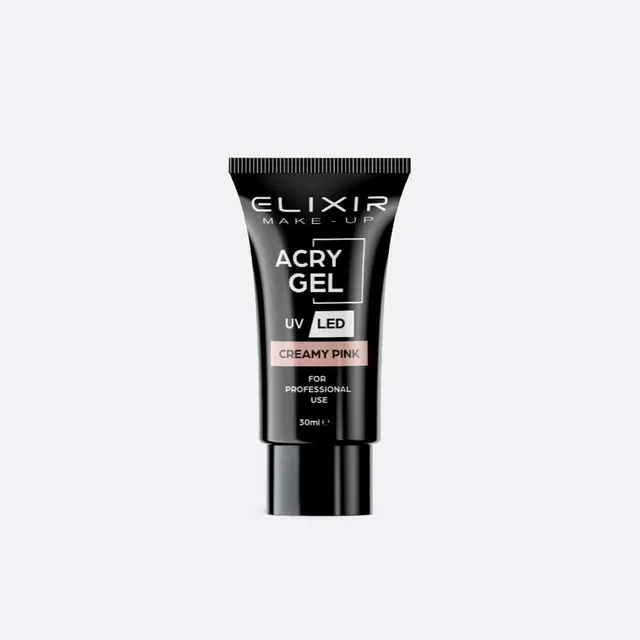 Elixir AcryGel #701 Creamy Pink gel construction 30g rose nude