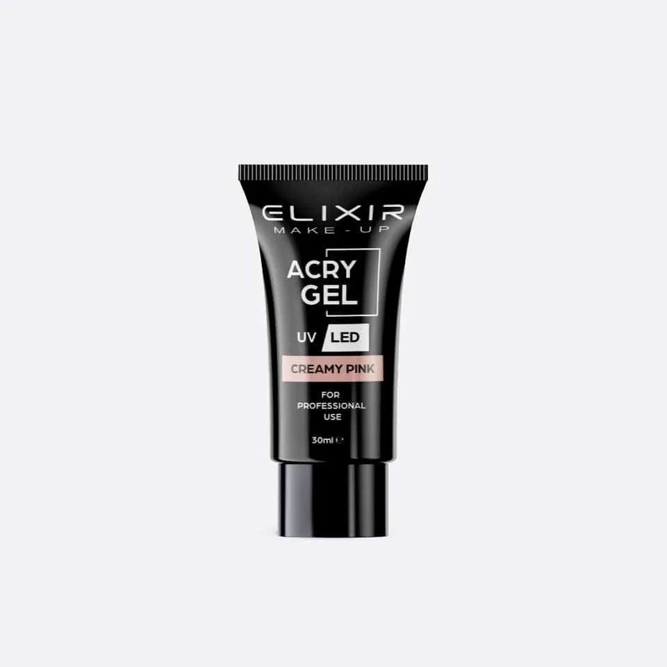 Elixir AcryGel #701 Creamy Pink gel construction 30g rose nude